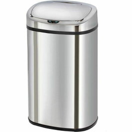 Kitchen Move Majestic Poubelle de cuisine automatique 68 L Argenté