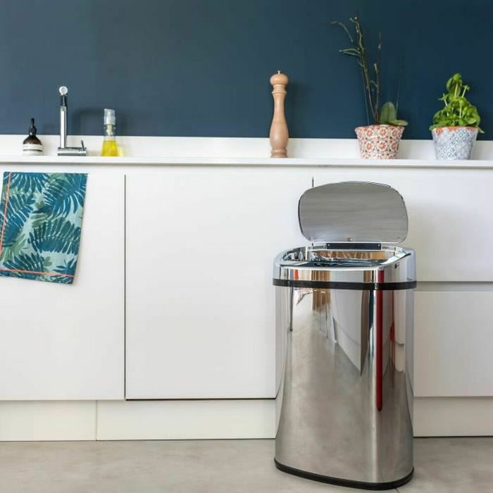 Kitchen Move Majestic Poubelle de cuisine automatique 68 L Argenté Kitchen Move Majestic Poubelle de cuisine automatique 68 L Argenté