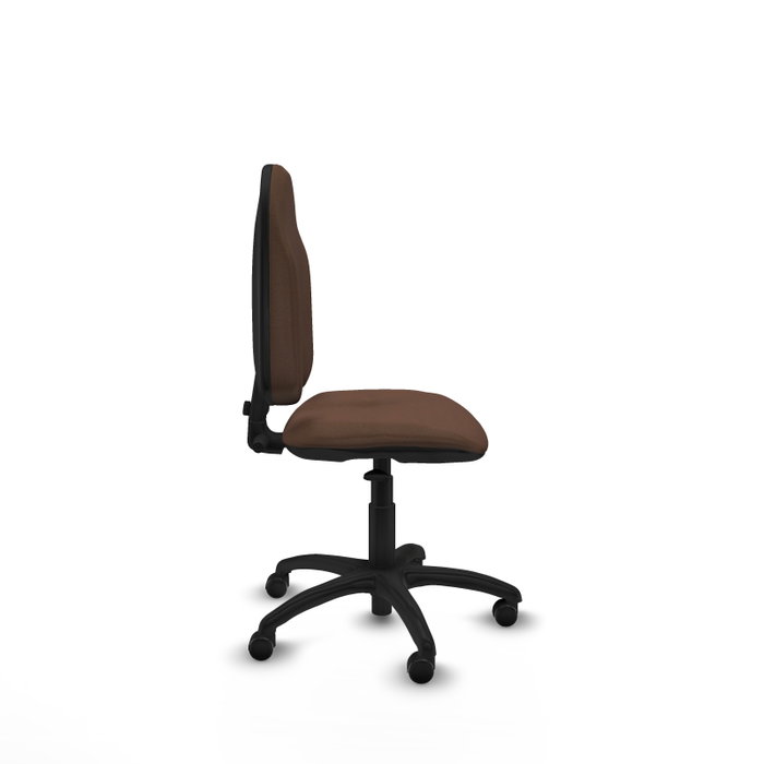 PIQUERAS Y CRESPO Chaise de bureau Algarra marron foncé sans accoudoirs