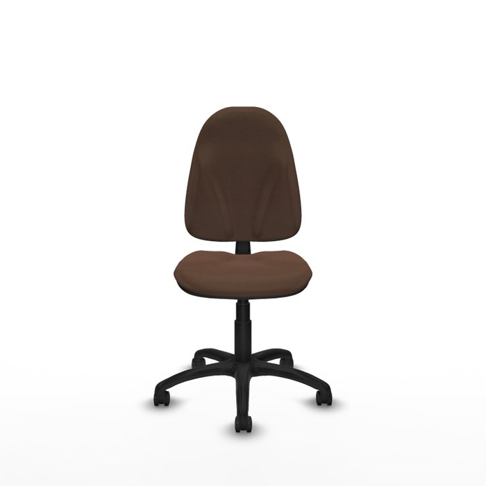 PIQUERAS Y CRESPO Chaise de bureau Algarra marron foncé sans accoudoirs