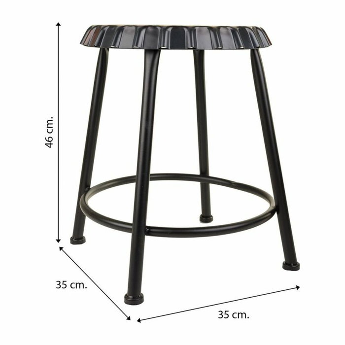 Tabouret Alexandra House Living Métal Fer 35 x 46 x 35 cm
