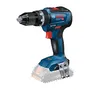 Bosch Professional GSB 18V-55 Perceuse-visseuse à percussion 18V sans fil (sans batterie), mandrin métal 13 mm, couple 55 Nm, coffret L-Boxx inclus - Réf. 06019H5303