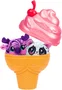 Cookeez Makery - Yum Yumz Double Glace - Peluche animale parfumée à collectionner (modèle aléatoire, 2 surprises) - Jouet créatif