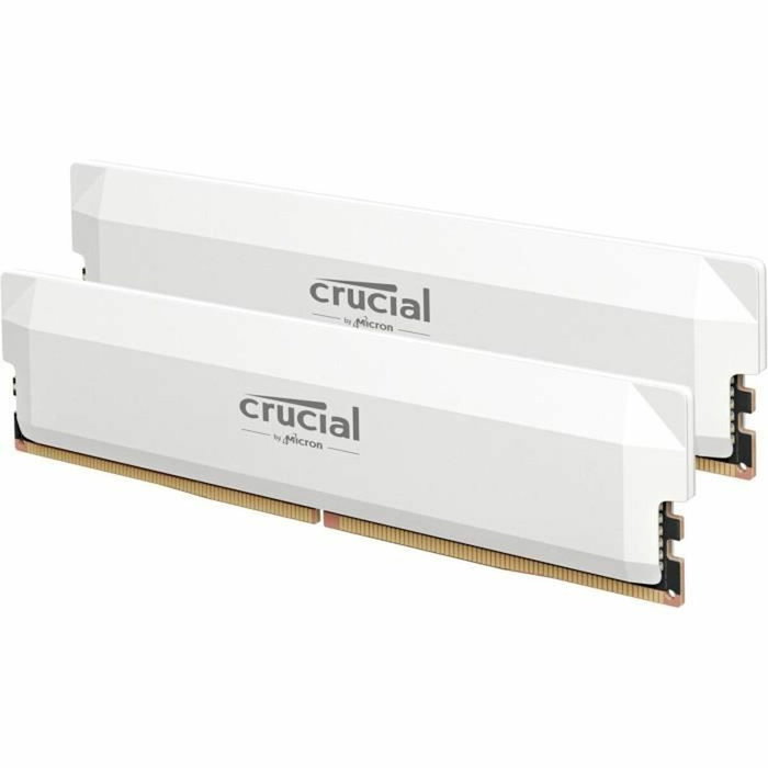 Crucial Kit RAM DDR5 PRO Overclocking 64 Go (2x32 Go) 6400 MT/s CL40 UDIMM Blanco Crucial Kit RAM DDR5 PRO Overclocking 64 Go (2x32 Go) 6400 MT/s CL40 UDIMM Blanco