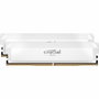 Crucial Kit RAM DDR5 PRO Overclocking 64 Go (2x32 Go) 6400 MT/s CL40 UDIMM Blanco