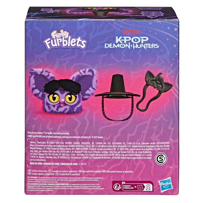HASBRO Furby Furblet Saja Demon K-Pop Demon Hunters HASBRO Furby Furblet Saja Demon K-Pop Demon Hunters