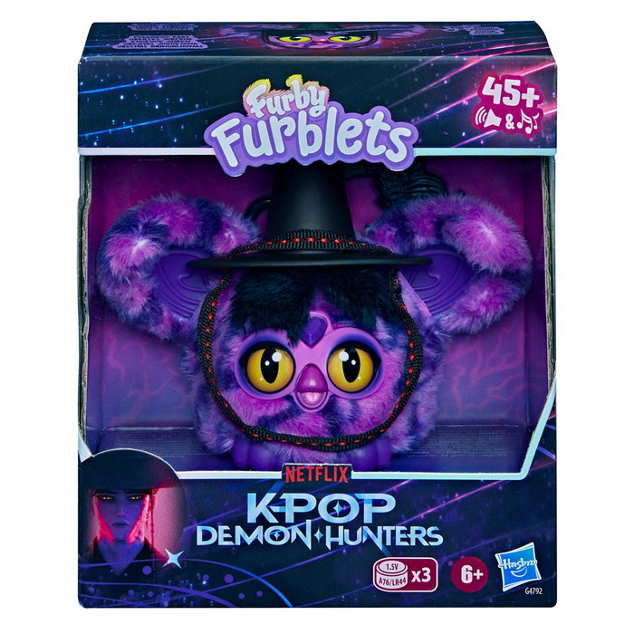 HASBRO Furby Furblet Saja Demon K-Pop Demon Hunters HASBRO Furby Furblet Saja Demon K-Pop Demon Hunters