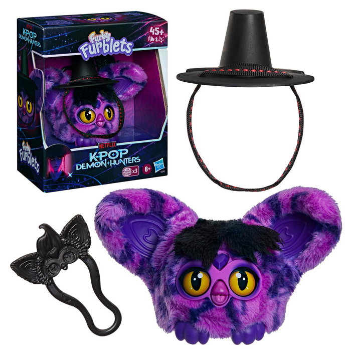 HASBRO Furby Furblet Saja Demon K-Pop Demon Hunters HASBRO Furby Furblet Saja Demon K-Pop Demon Hunters