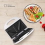 Väline Sandwichera double Haida 750W