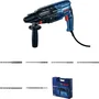 Bosch Perforateur professionnel GBH 240 SDS plus 790 W - Avec set de forets et coffret de transport - Idéal pour le béton