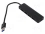 GEMBIRD Hub USB 5 ports USB 3.1 Gen 1 (4x USB A et 1x USB C) noir