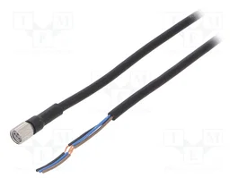 OMRON Câble pour capteurs M8 femelles droit 3 broches 2m
