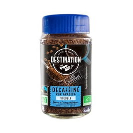 Destination Café Arabica 100% Décaéiné Moulu 250g Bio
