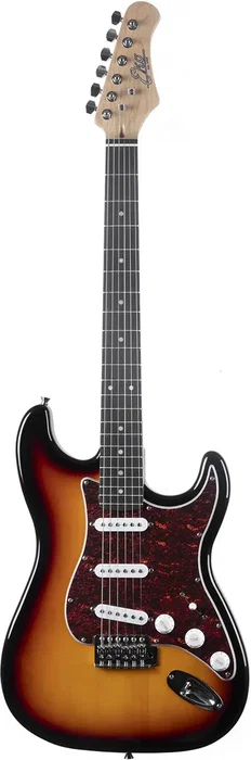 EKO Guitarra eléctrica Starter ST100 tipo Strat - Sunburst