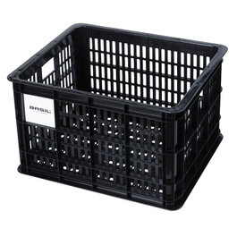 Basil Crate M 29,5 l Noir