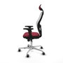 Piqueras y Crespo Chaise de Bureau avec Appui-tête Jorquera 2D086G1 Bordeaux