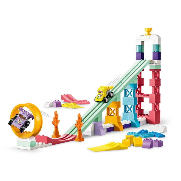 LEGO DUPLO Rampes Créatives 3-en-1 avec Véhicules 10478
