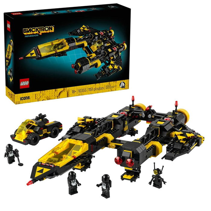 Set de construction Lego 10355 Blacktron Renegade 1151 Pièces Set de construction Lego 10355 Blacktron Renegade 1151 Pièces