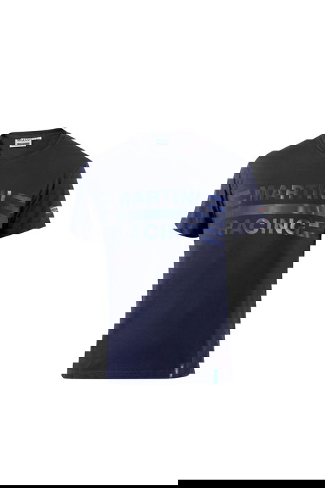 Sparco SBML0008D0N0200S T-Shirt Martini-R Logo Bleu Taille S Jersey Coton