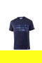 Sparco SBML0008D0N0200S T-Shirt Martini-R Logo Bleu Taille S Jersey Coton