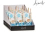 Acorde Mikado 50 ml avec baguette bébé bleu 7x17x5 cm en verre et rotin (Set de 12)