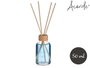 Acorde Mikado 50 ml avec baguette bébé bleu 7x17x5 cm en verre et rotin (Set de 12)