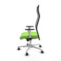 Piqueras y Crespo Chaise de Bureau Albacete Pistache et Noir