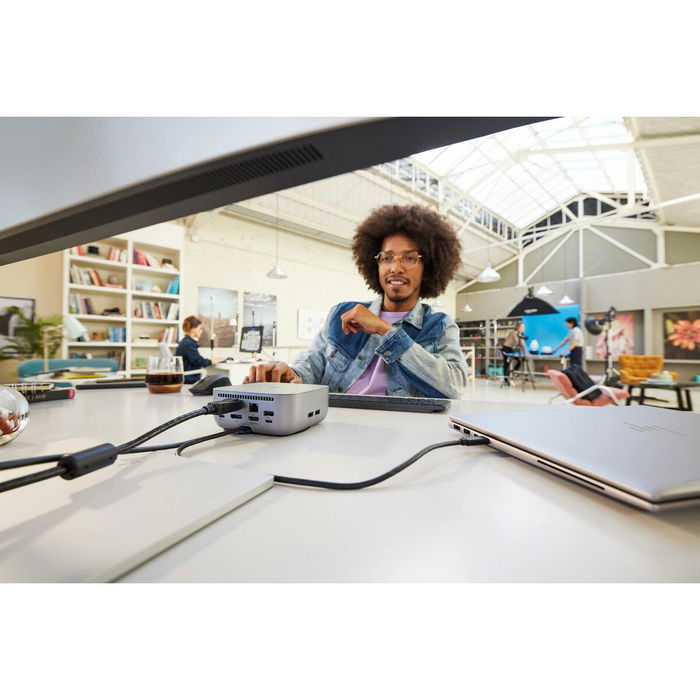 HP Station d'accueil G6 Ultra Thunderbolt 4 180W - Référence 9X481UT#ABB - Grise