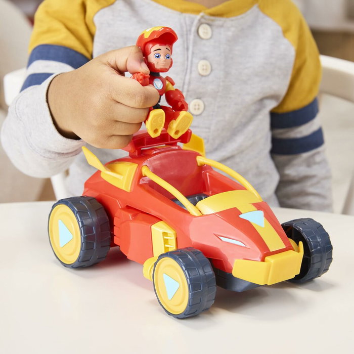 Hasbro Iron Man Armure Mecha et Véhicule 2-en-1 Marvel