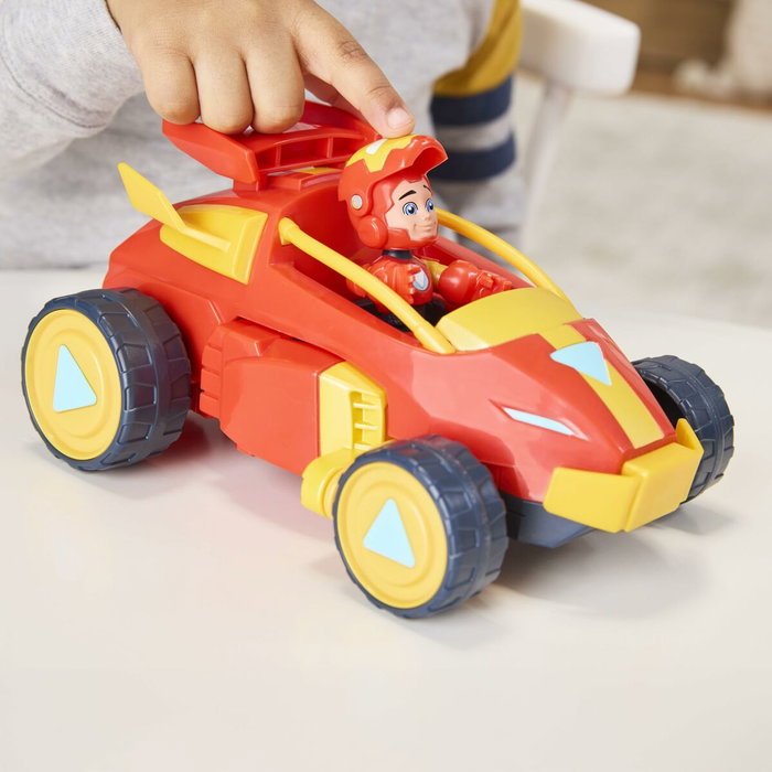 Hasbro Iron Man Armure Mecha et Véhicule 2-en-1 Marvel