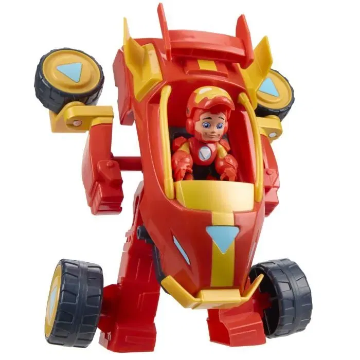 Hasbro - Marvel Iron Man and his Awesome Friends - Armure Mecha Iron Man et Véhicule 2-en-1 - Figurine Super-Héros - Échelle 7,5 cm - Dès 3 ans Hasbro - Marvel Iron Man and his Awesome Friends - Armure Mecha Iron Man et Véhicule 2-en-1 - Figurine Super-Héros - Échelle 7,5 cm - Dès 3 ans