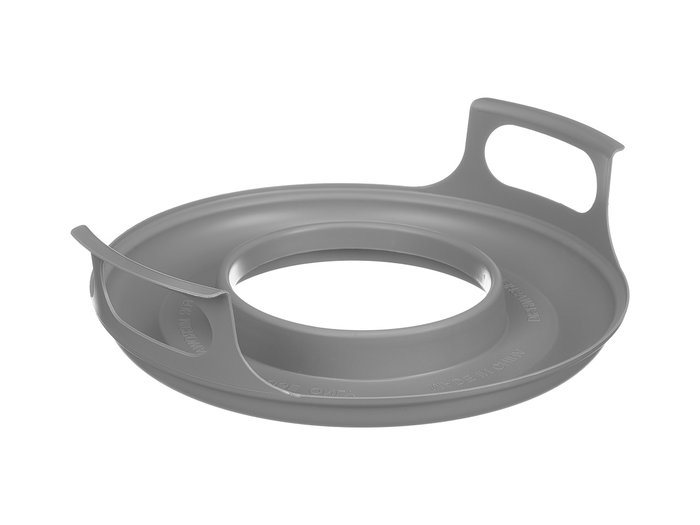 Kinvara Support pour Plat Micro-ondes 30x7x26 cm Gris Plastique PP (Set de 24)