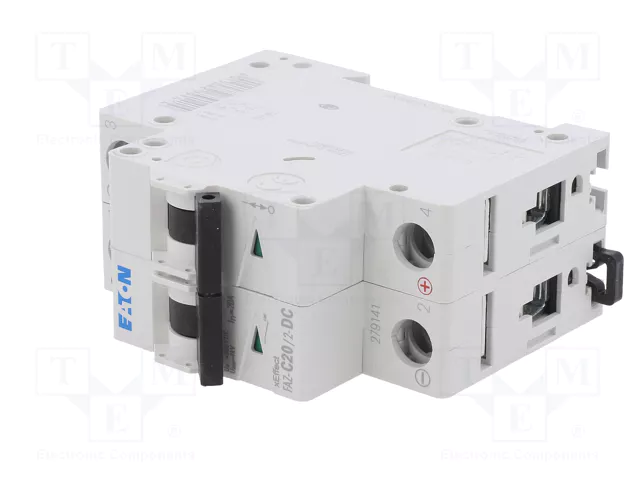 EATON ELECTRIC FAZ-DC Disjoncteur 2 pôles 20A 250V DC EATON ELECTRIC FAZ-DC Disjoncteur 2 pôles 20A 250V DC