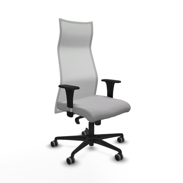 Piqueras y Crespo Chaise de Bureau Albacete Gris Clair et Blanc Piqueras y Crespo Chaise de Bureau Albacete Gris Clair et Blanc