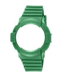 WATXANDCO Bracelet de montre en silicone vert 49mm