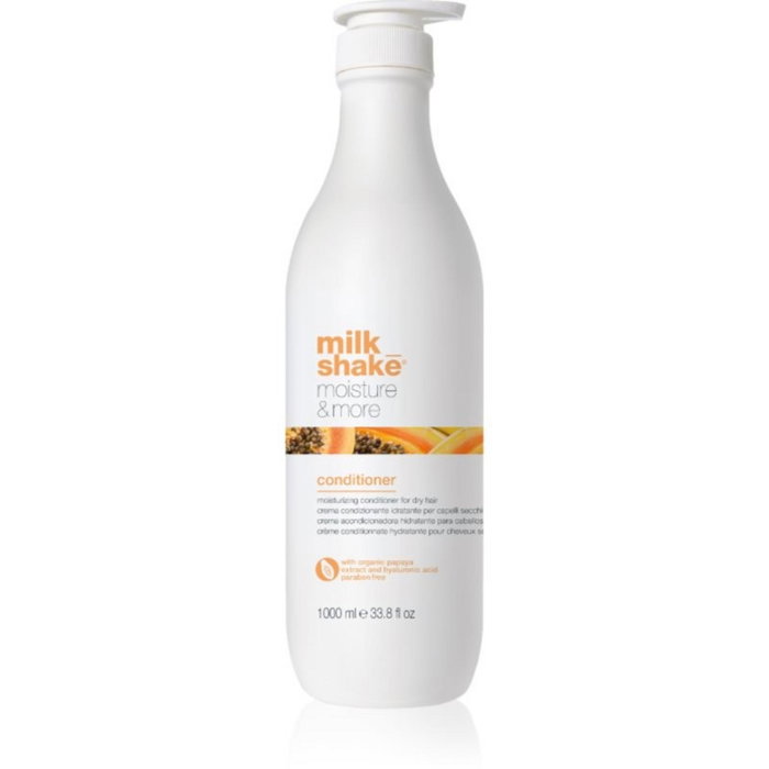 Milk Shake Moisture & More Après-Shampooing Hydratant à l'Acide Hyaluronique, 1000 ml Milk Shake Moisture & More Après-Shampooing Hydratant à l'Acide Hyaluronique, 1000 ml
