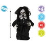 BigBuy Home Figurine de Petite Fille Fantôme avec Robe Noire et Tresses (92 cm)