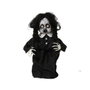 BigBuy Home Figurine de Petite Fille Fantôme avec Robe Noire et Tresses (92 cm)