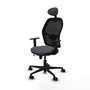 Piqueras Y Crespo Chaise de bureau Jorquera, Gris foncé/Noir, Sincro/Traslack, 1D