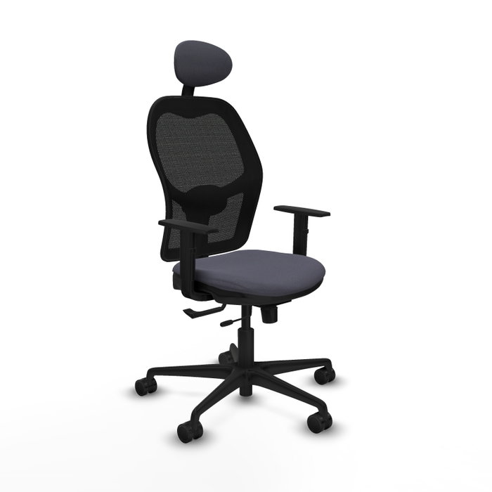Piqueras Y Crespo Chaise de bureau Jorquera, Gris foncé/Noir, Sincro/Traslack, 1D Piqueras Y Crespo Chaise de bureau Jorquera, Gris foncé/Noir, Sincro/Traslack, 1D