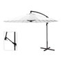 Ambiance Parasol excentrique blanc Ø 300 cm, hauteur 3 m