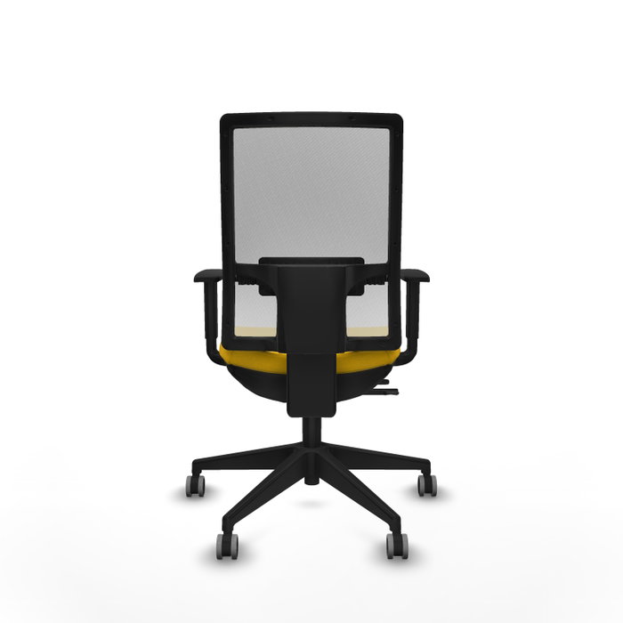 Piqueras y Crespo Chaise de Bureau Horna Jaune et Blanc Piqueras y Crespo Chaise de Bureau Horna Jaune et Blanc
