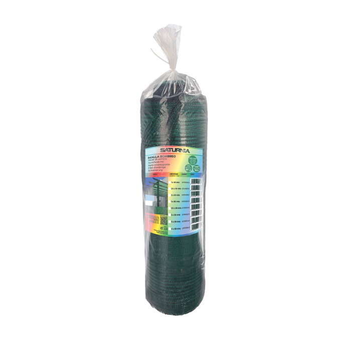 SATURNIA Malla Sombreo Verde Claro 1,0 m x 10 m