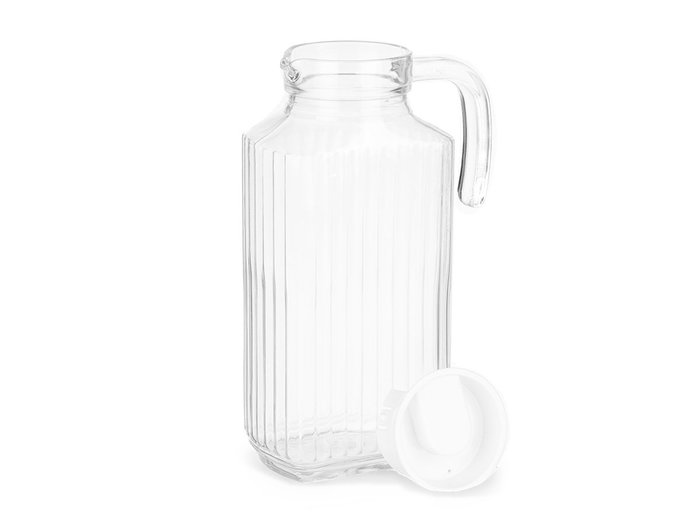 VIVALTO Carafe en verre pour réfrigérateur 1,8L avec anse