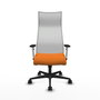 Piqueras y Crespo Chaise de Bureau Albacete Orange et Blanc