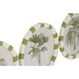 Home ESPRIT Cadre Verre Sapin Design Tropical 30 x 2 x 30 cm (4 Unités)