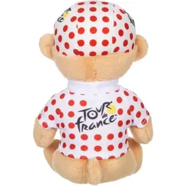 Gipsy Toys Ours en Peluche Tour de France Maillot à Pois 15 cm - Peluche Cyclisme pour Enfants et Adultes