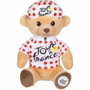 Gipsy Toys Ours en Peluche Tour de France Maillot à Pois 15 cm
