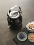 Kitchenaid 5KEK1222 EOB Bouilloire électrique 1,25 L noir - Remplissage large, maintien au chaud, fonction anti-goutte - Design rétro