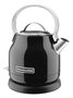 Kitchenaid 5KEK1222 EOB Bouilloire électrique 1,25 L noir - Remplissage large, maintien au chaud, fonction anti-goutte - Design rétro